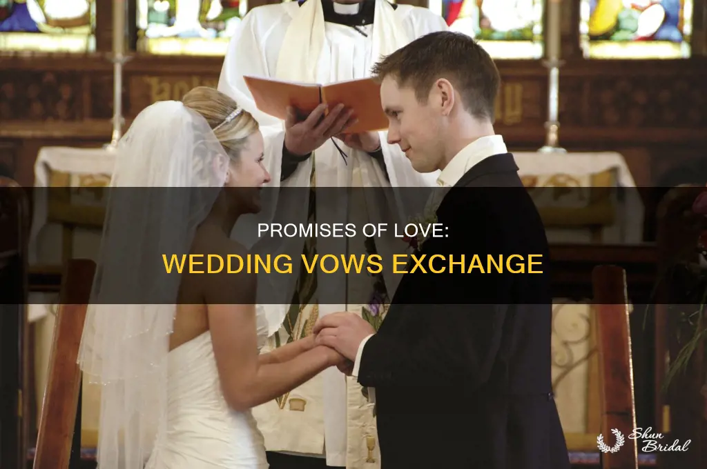 when the couple read their wedding vows