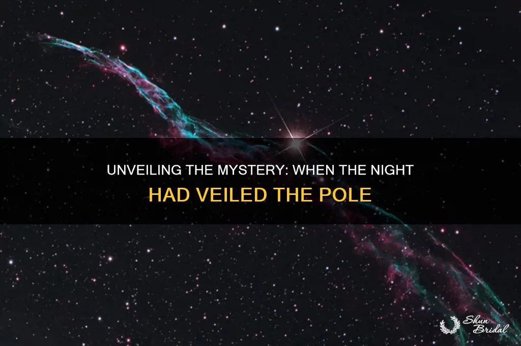 when the night had veiled the pole meaning