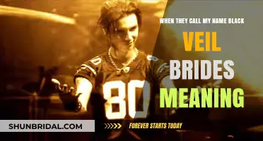 Unveiling the Meaning: Black Veil Brides' 'When They Call My Name