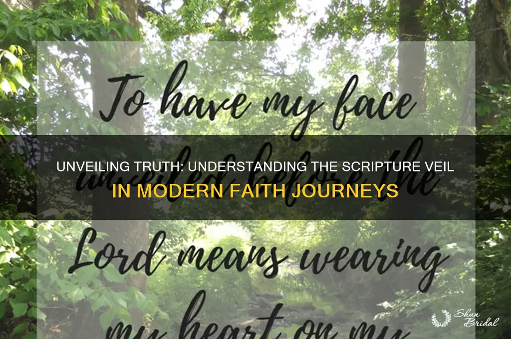 when they read scripture a veil