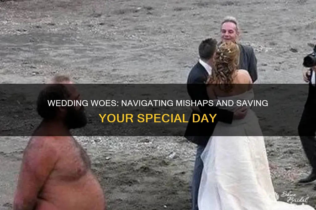 when things go wrong at weddings