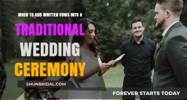 Enhancing Tradition: The Perfect Moment for Written Vows in Weddings