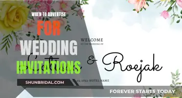 Best Time to Advertise Wedding Invitations