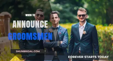 Perfect Timing: When to Announce Your Groomsmen for the Big Day