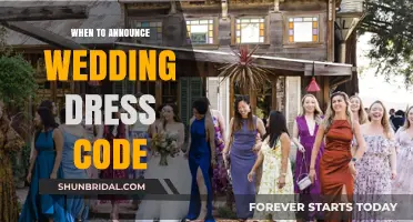 Announcing Your Wedding Dress Code: The Perfect Timing