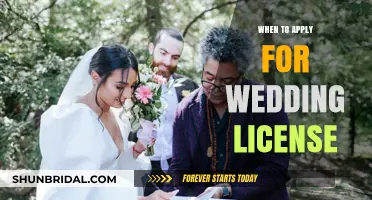 Perfect Timing: When to Apply for Your Wedding License Stress-Free