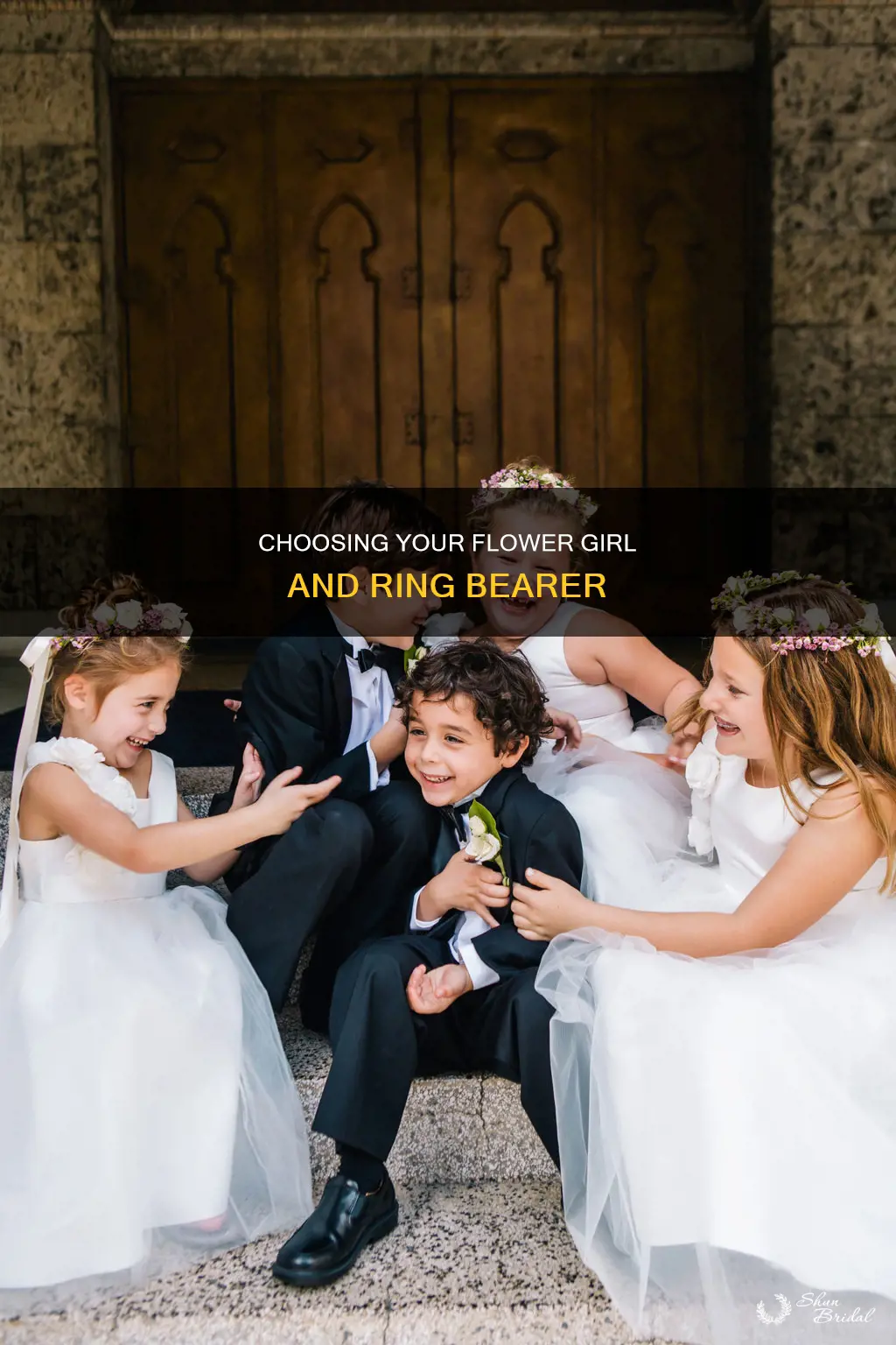 when to ask flower girl and ring bearer