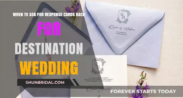 Destination Wedding RSVP Timeline: When to Request Response Cards Back