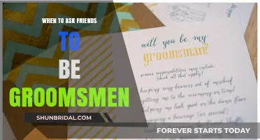Perfect Timing: When to Invite Friends as Groomsmen for Your Wedding