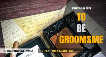 Perfect Timing: When to Ask Your Guys to Be Groomsmen
