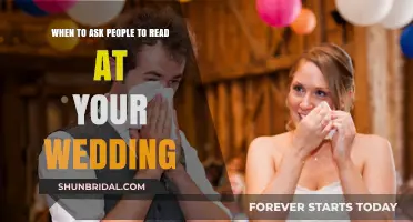 Perfect Timing: When to Request Wedding Readings from Loved Ones