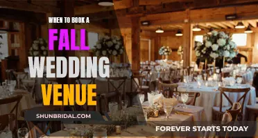 Fall Wedding Venue: Book Your Dream Location Now