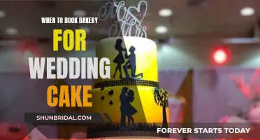 Choosing the Perfect Wedding Cake: Timing and Booking