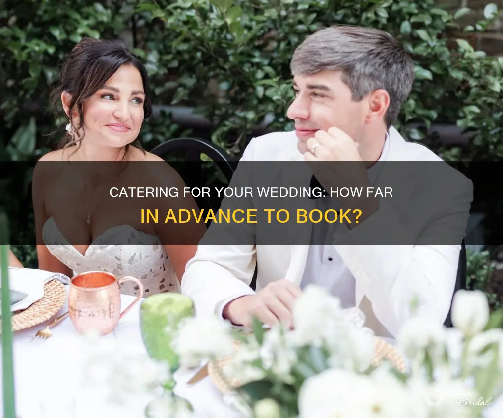 when to book catering for wedding