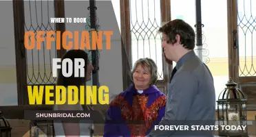 Perfect Timing: When to Secure Your Wedding Officiant Stress-Free