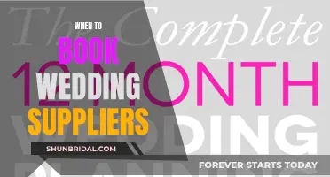 The Perfect Timing for Booking Wedding Suppliers