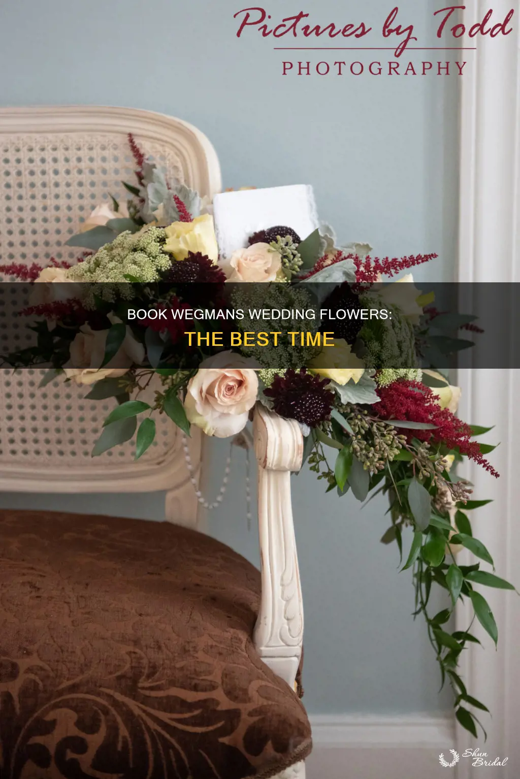 when to book wegmans wedding flowers