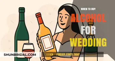 Perfect Timing: When to Purchase Alcohol for Your Wedding Celebration