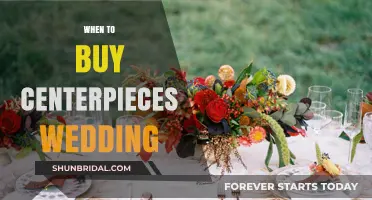 Perfect Timing: When to Purchase Wedding Centerpieces for Your Big Day