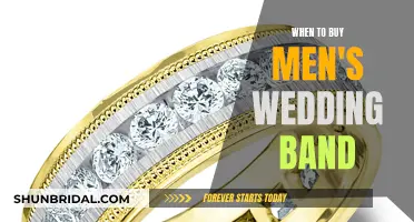 Wedding Band: When to Buy for Him