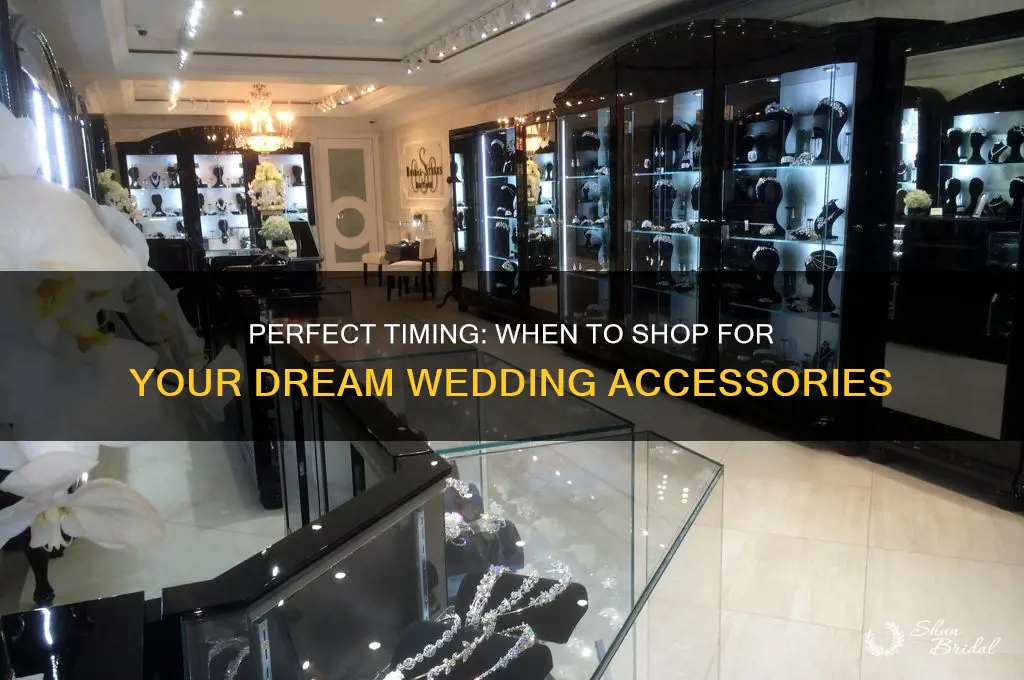 when to buy wedding accessories