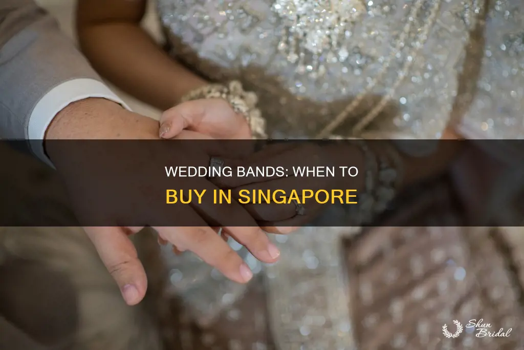 when to buy wedding bands singapore