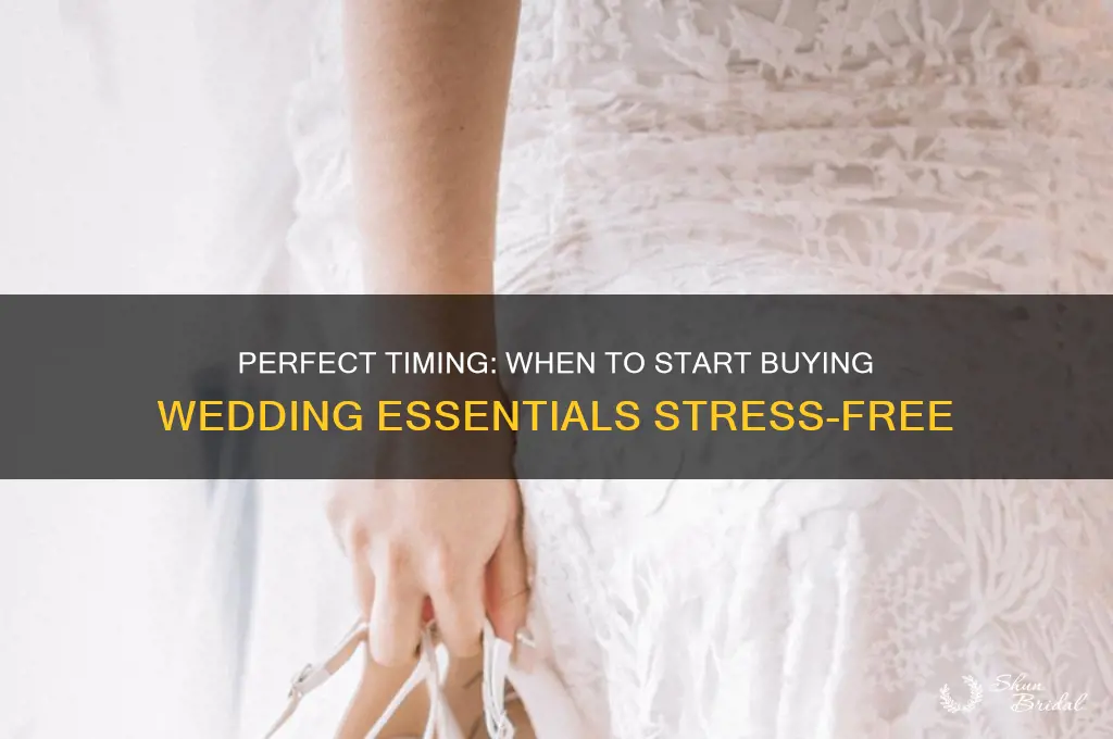 when to buy wedding