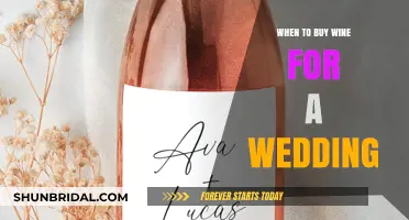Perfect Timing: When to Buy Wine for Your Wedding Celebration