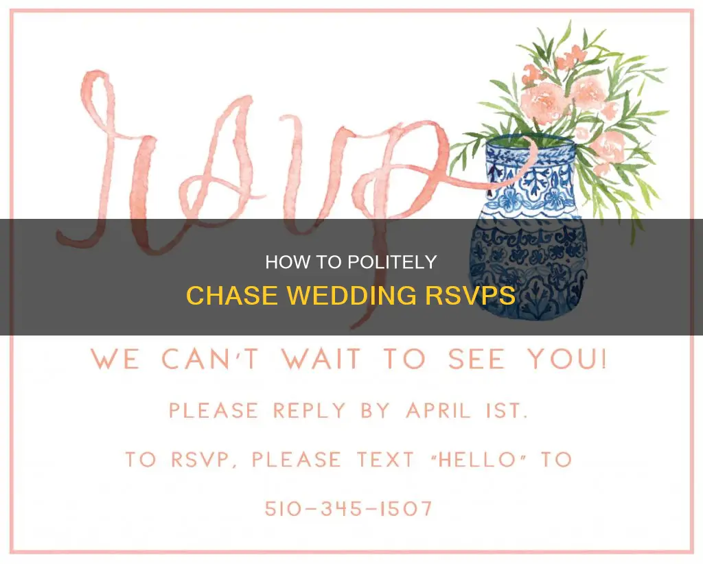 when to chase wedding rsvp
