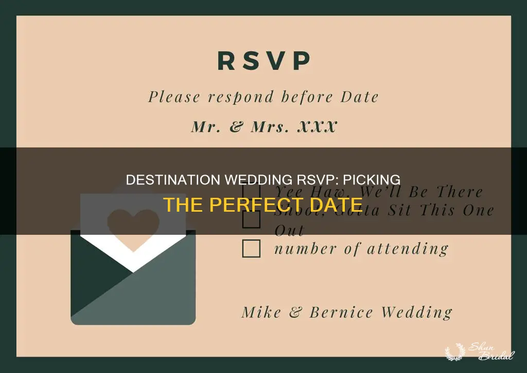 when to chose rsvp date for wedding destination