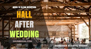 Post-Wedding Reception Cleanup: When and How to Get Started