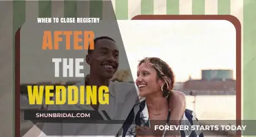 The Best Time to Close Your Wedding Registry