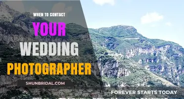 Planning Your Big Day: When to Call Your Wedding Photographer
