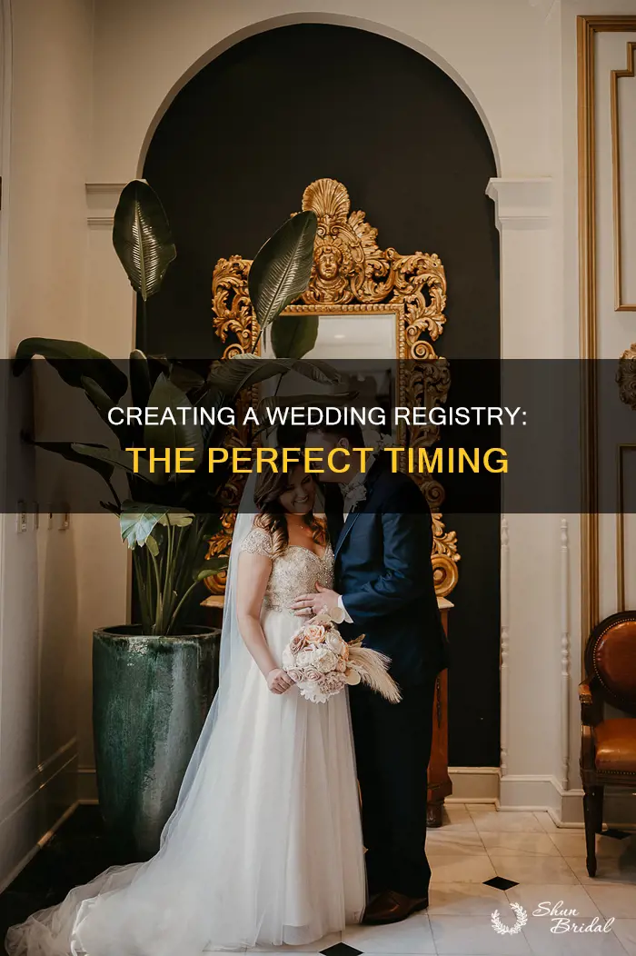 when to create a wedding registry