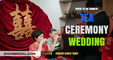 Perfect Timing for Your Chinese Tea Ceremony Wedding Tradition