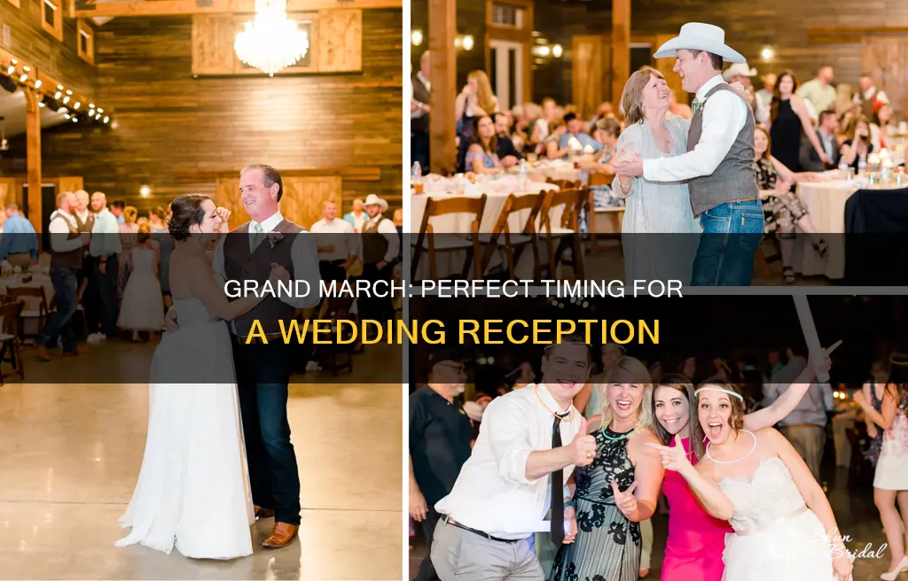 when to do grand march at a wedding reception