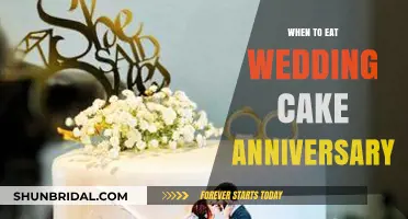 Celebrating Love: When to Enjoy Your Wedding Cake on Anniversaries