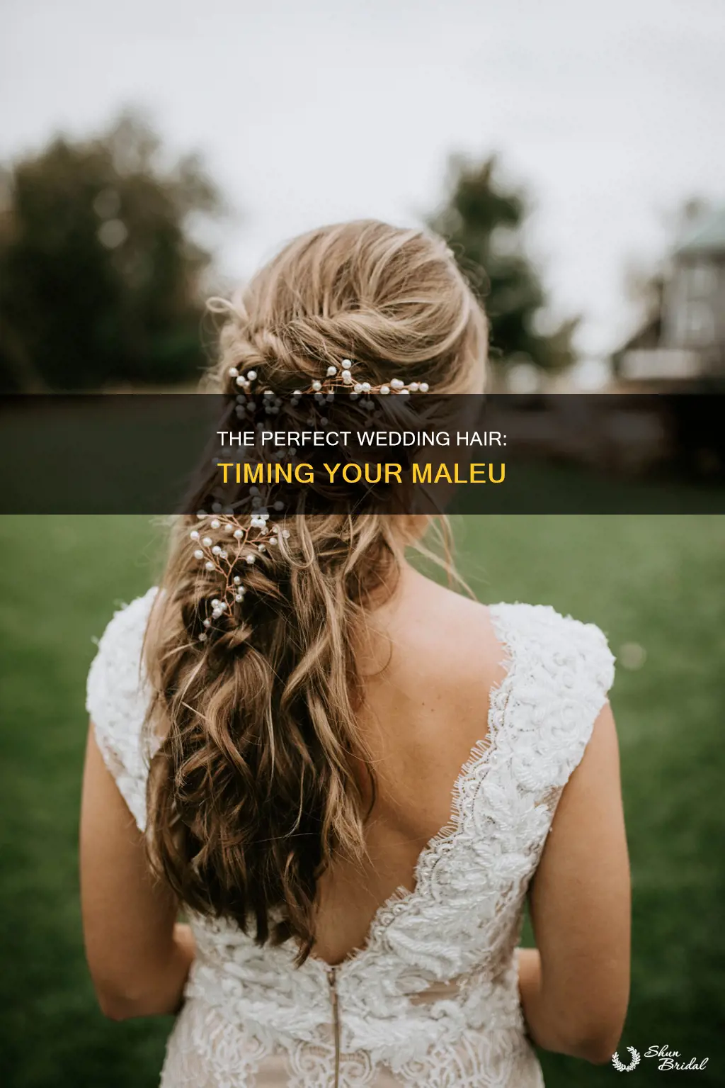when to find hair maleu done for wedding
