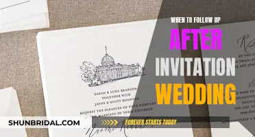 The Art of Following Up After a Wedding Invitation