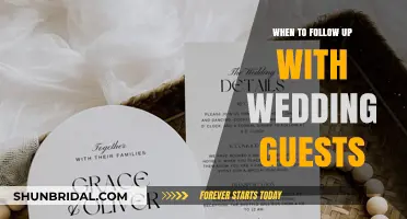 Perfect Timing: When to Follow Up with Wedding Guests for RSVPs