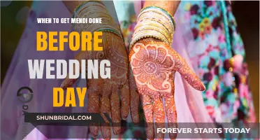 Perfect Timing: When to Apply Mehndi Before Your Wedding Day