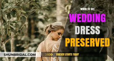 Preserving Your Wedding Dress: The Right Time