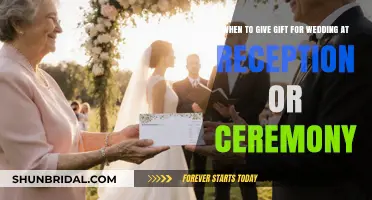 Wedding Gift Etiquette: Ceremony, Reception, or Both? Timing Tips