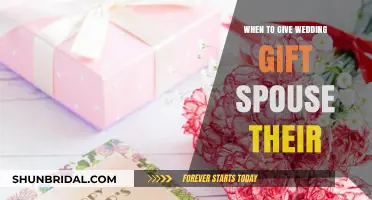 Perfect Timing: When to Give Your Spouse a Wedding Gift