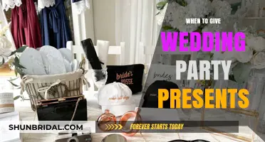 Perfect Timing: When to Give Wedding Party Gifts and Why