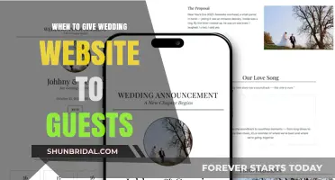 Perfect Timing: Sharing Your Wedding Website with Guests Effortlessly