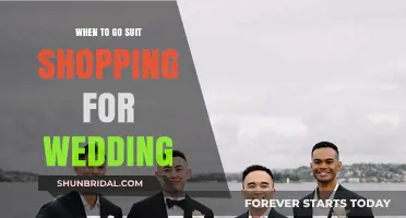 Perfect Timing: When to Start Suit Shopping for Your Wedding Day