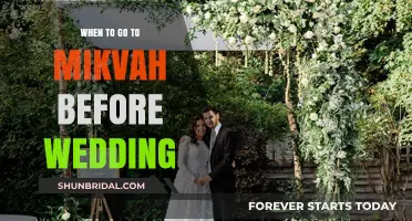 When to Go to the Mikvah Before Your Jewish Wedding