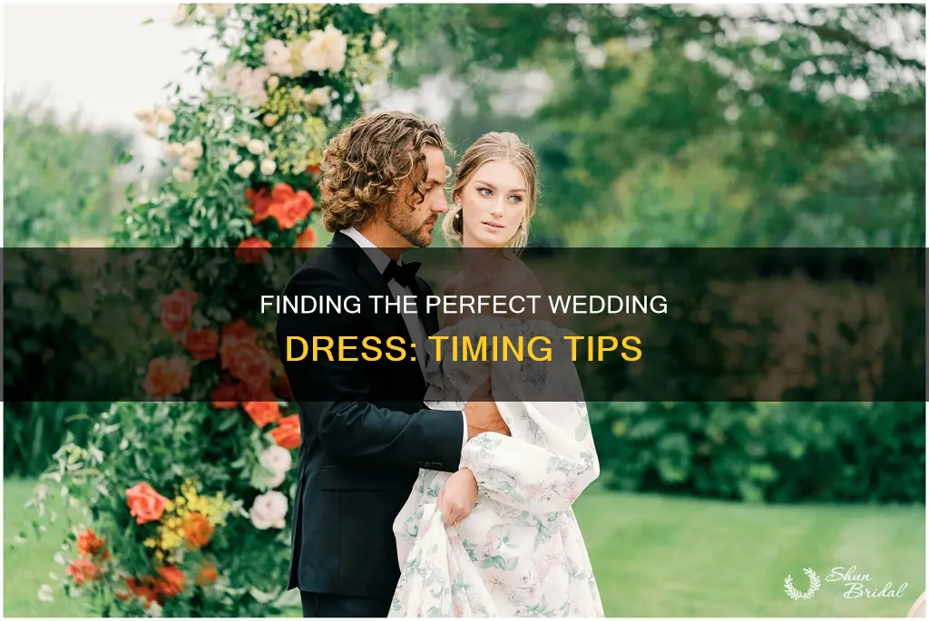 when to go wedding dress shopping uk