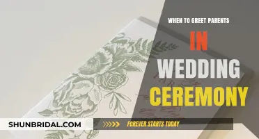 Perfect Timing: When to Greet Parents During Your Wedding Ceremony